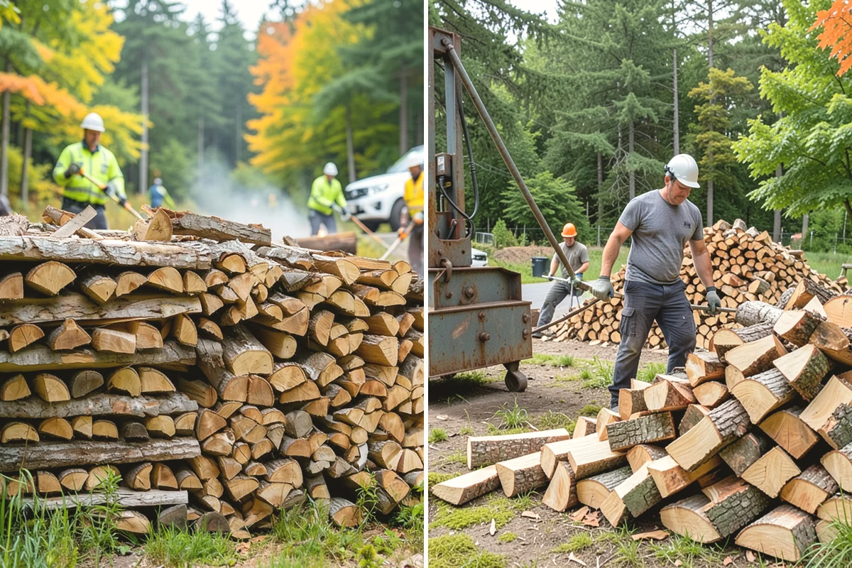 Premium Mixed Firewood in Carbonado, Pierce County, WA - We combine fast-lighting and long-burning stock in a balanced ratio