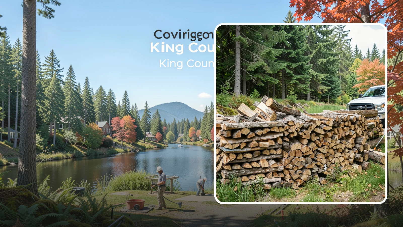 Premium Mixed Firewood in Covington, King County, WA - Our premium mixed firewood balances fast-lighting and long-burning wood in one carefully dried load for versatile, all-purpose...