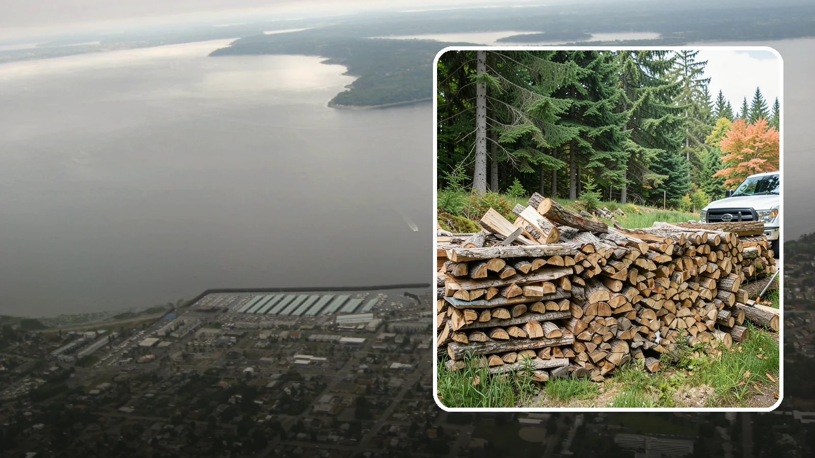 Premium Mixed Firewood in Des Moines, King County, WA - Our premium mixed firewood balances fast-lighting and long-burning wood in one carefully dried load for versatile, all-purpose...