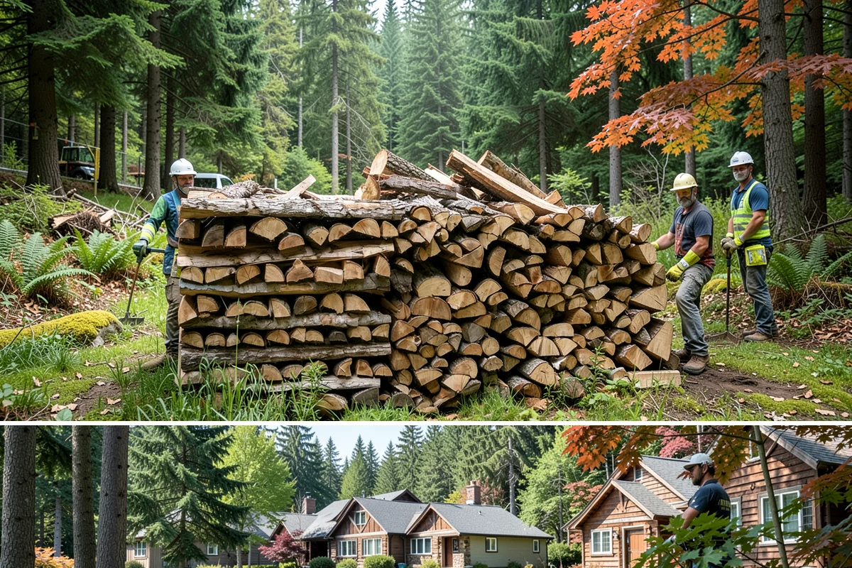 Premium Mixed Firewood in Edgewood, WA - Order the premium mix in fall so you have a versatile, all-purpose supply ready for the whole heating season.