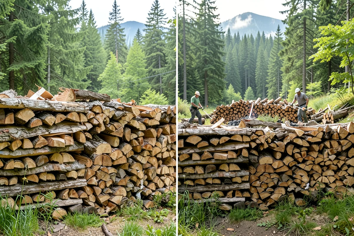 Premium Mixed Firewood in Enumclaw, King County, WA - We combine fast-lighting and long-burning stock in a balanced ratio