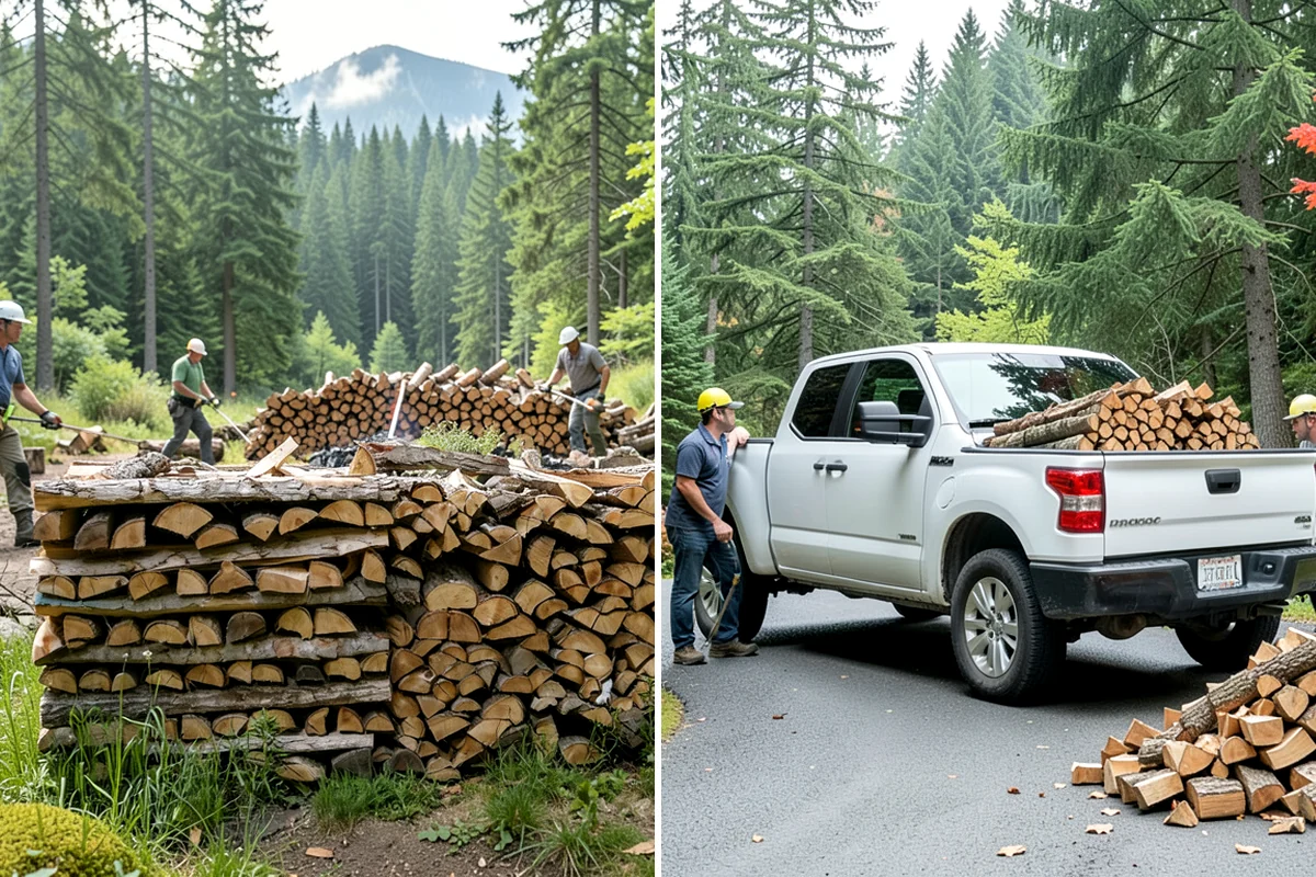 Premium Mixed Firewood in Fircrest, Pierce County, WA - We combine fast-lighting and long-burning stock in a balanced ratio