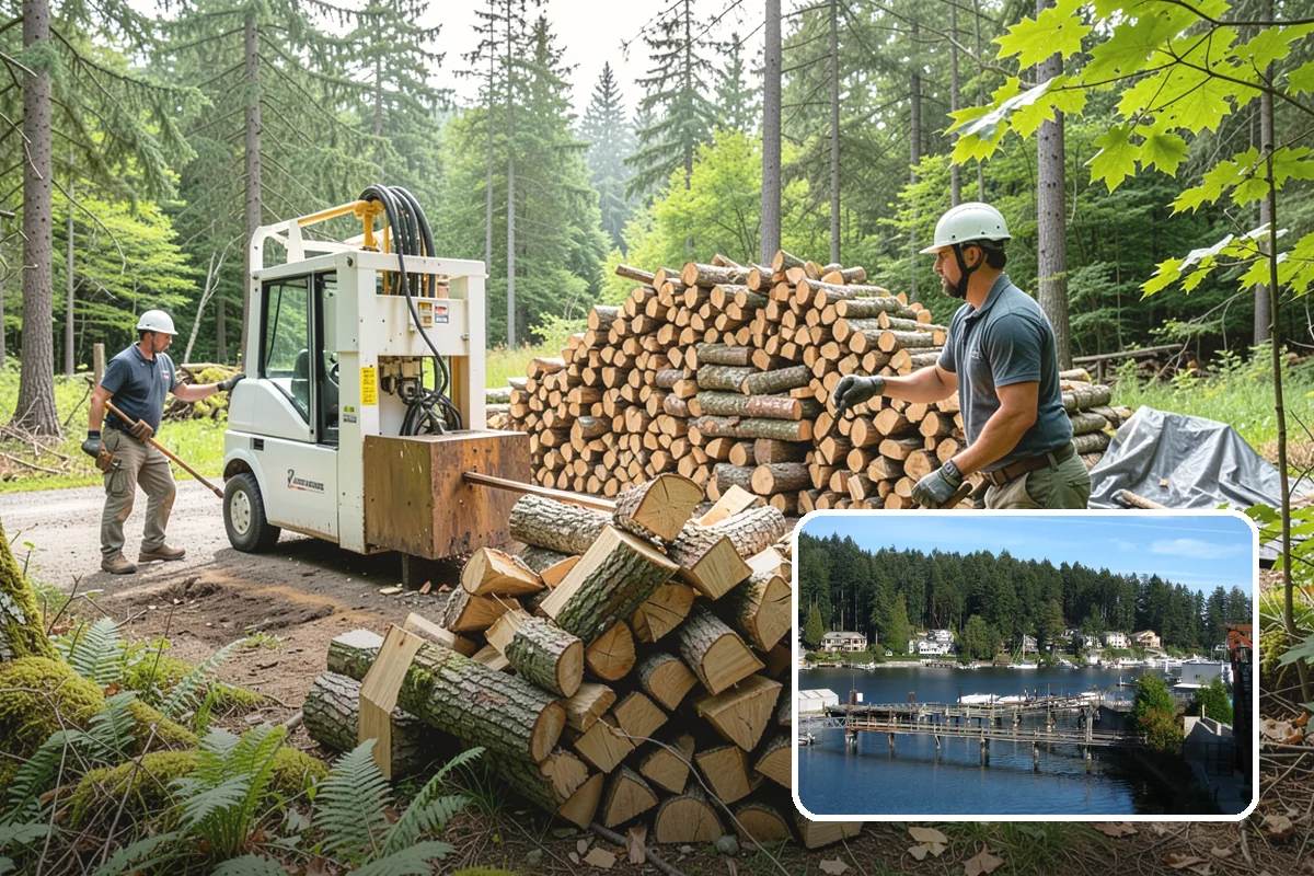 Premium Mixed Firewood in Gig Harbor, Pierce County, WA - One versatile blend for both quick and long burns