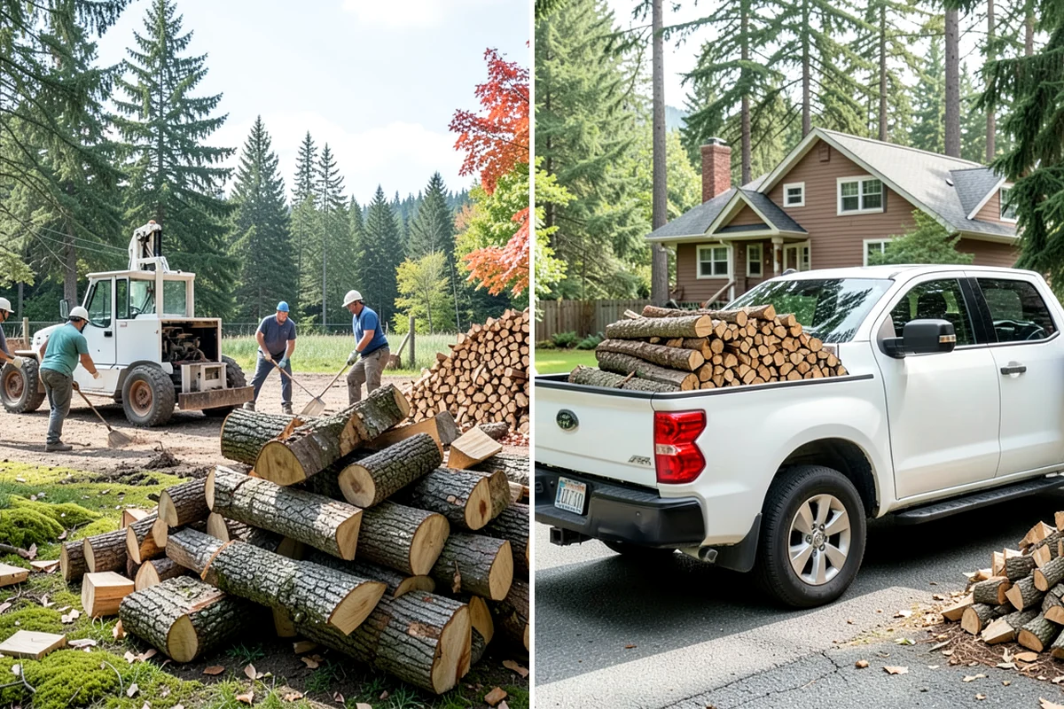 Premium Mixed Firewood in Gig Harbor, Pierce County, WA - We combine fast-lighting and long-burning stock in a balanced ratio