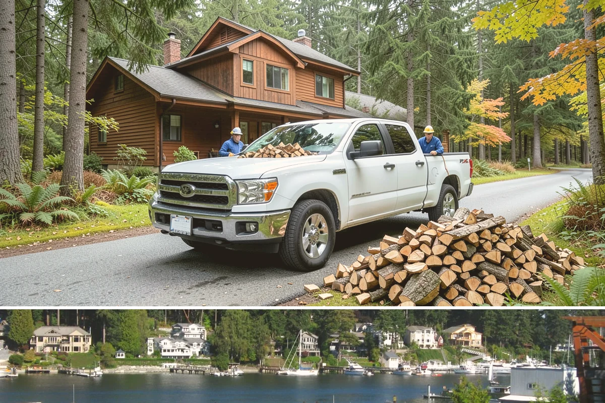 Premium Mixed Firewood in Gig Harbor, Pierce County, WA - Order the premium mix in fall so you have a versatile, all-purpose supply ready for the whole heating season.