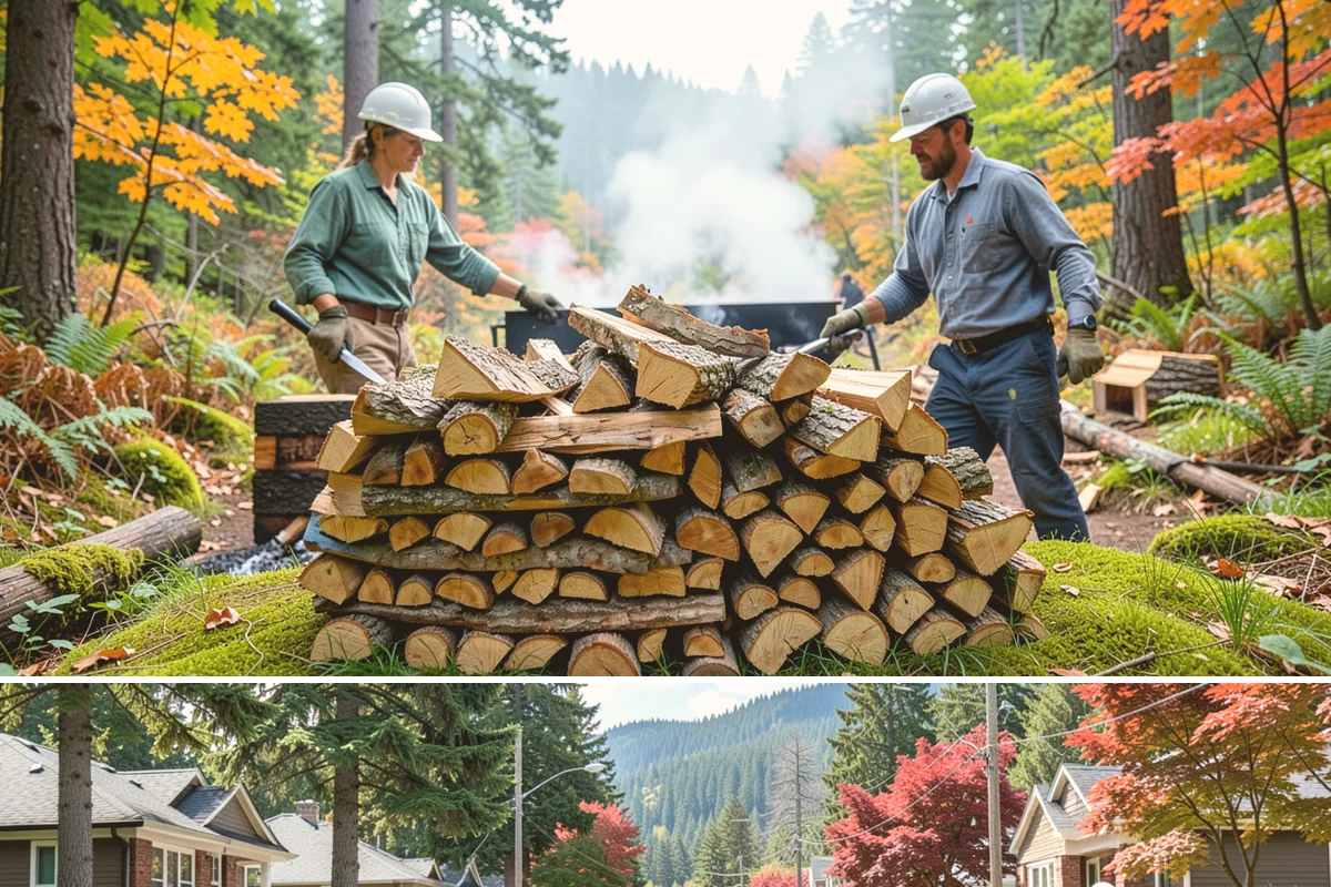 Premium Mixed Firewood in Hunts Point, King County, WA - Order the premium mix in fall so you have a versatile, all-purpose supply ready for the whole heating season.