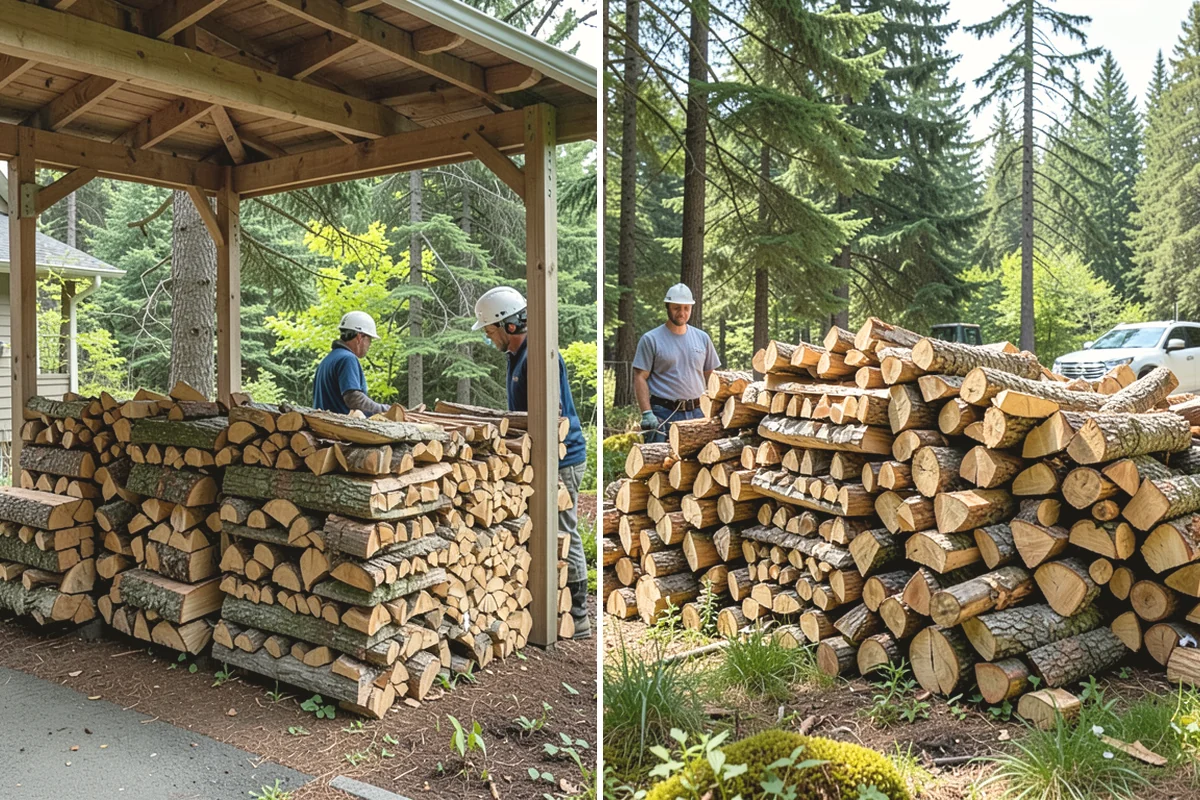 Premium Mixed Firewood in Issaquah, King County, WA - We combine fast-lighting and long-burning stock in a balanced ratio