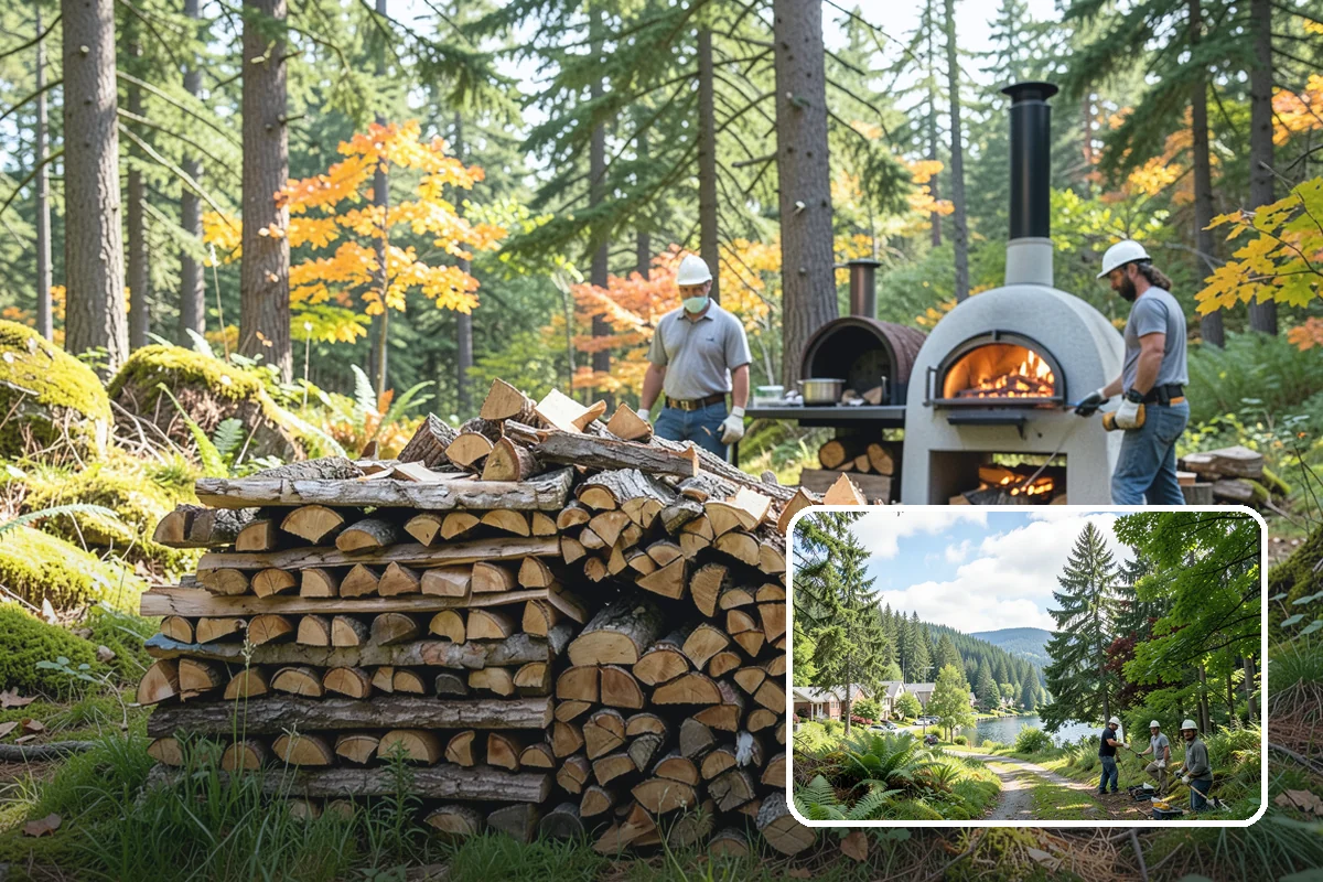 Premium Mixed Firewood in Lake Forest Park, King County, WA - One versatile blend for both quick and long burns