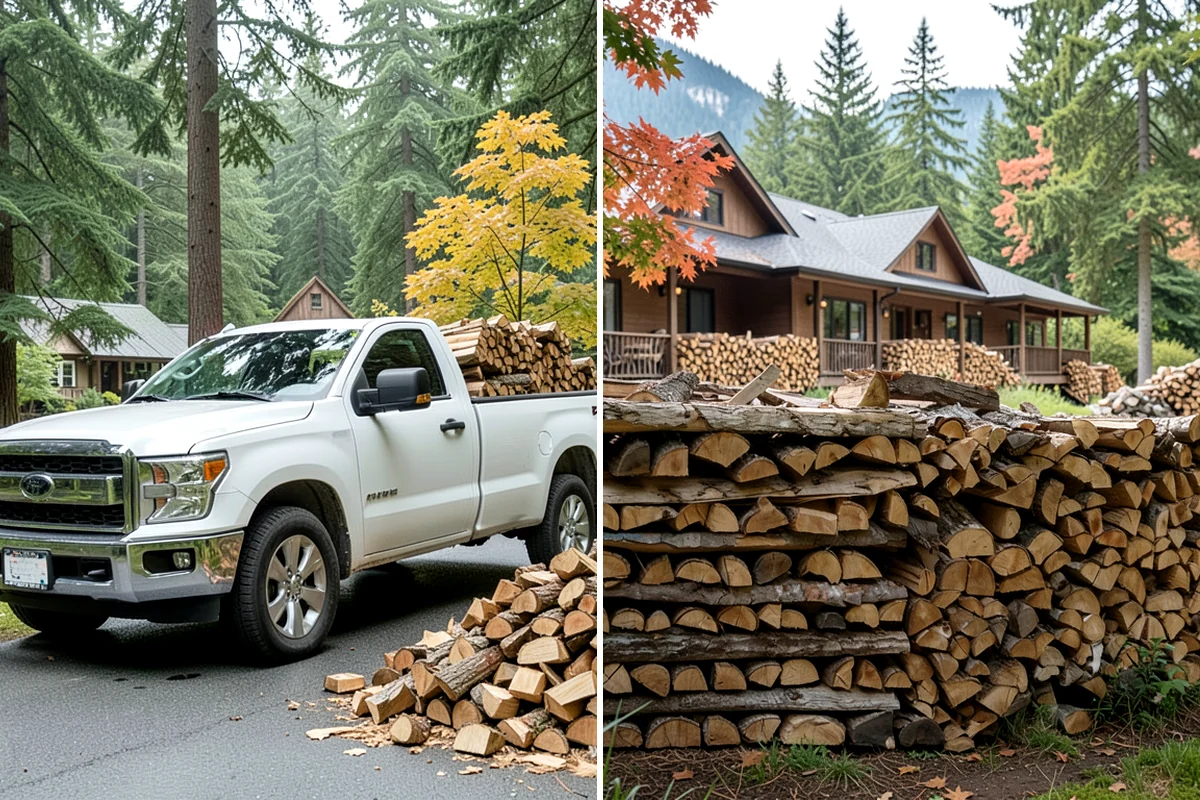 Premium Mixed Firewood in Lake Forest Park, King County, WA - We combine fast-lighting and long-burning stock in a balanced ratio