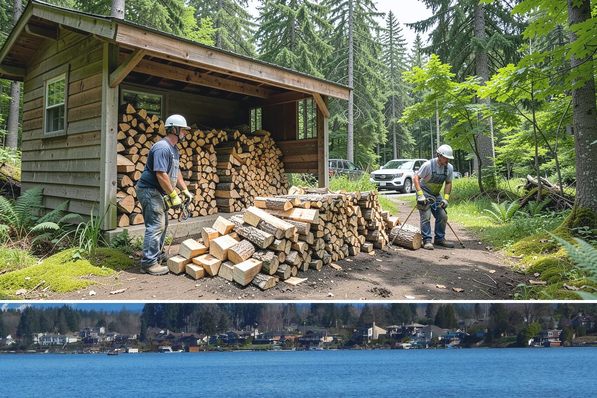 Premium Mixed Firewood in Lake Stevens, Snohomish County, WA - Order the premium mix in fall so you have a versatile, all-purpose supply ready for the whole heating season.