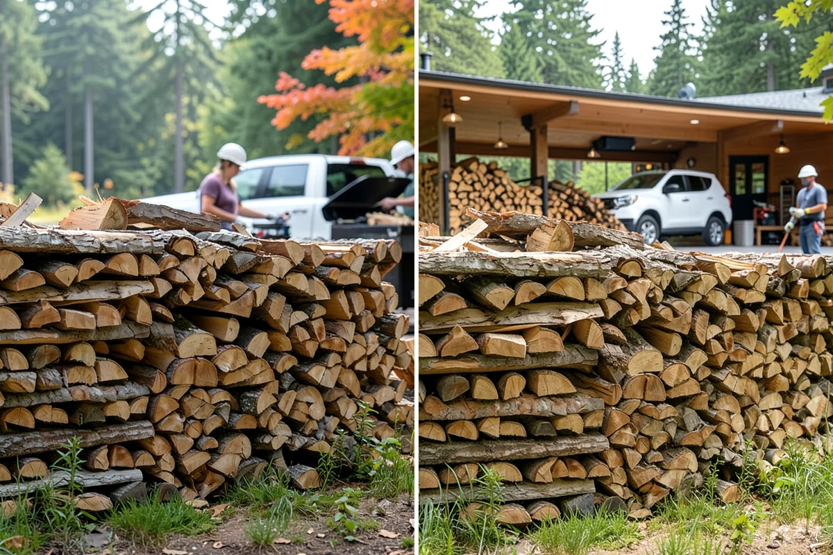 Premium Mixed Firewood in Lakewood, Pierce County, WA - We combine fast-lighting and long-burning stock in a balanced ratio