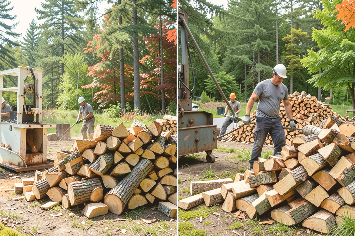 Premium Mixed Firewood in Langley, WA - We combine fast-lighting and long-burning stock in a balanced ratio