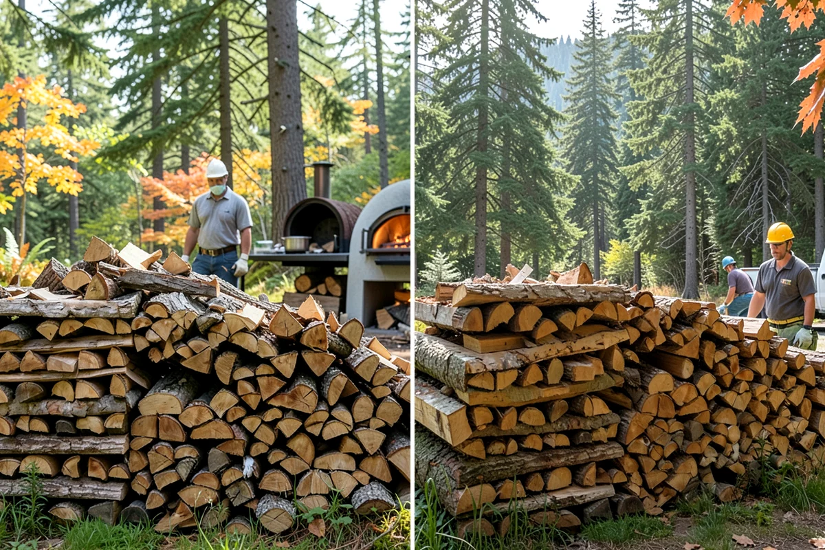 Premium Mixed Firewood in Lyman, WA - We combine fast-lighting and long-burning stock in a balanced ratio