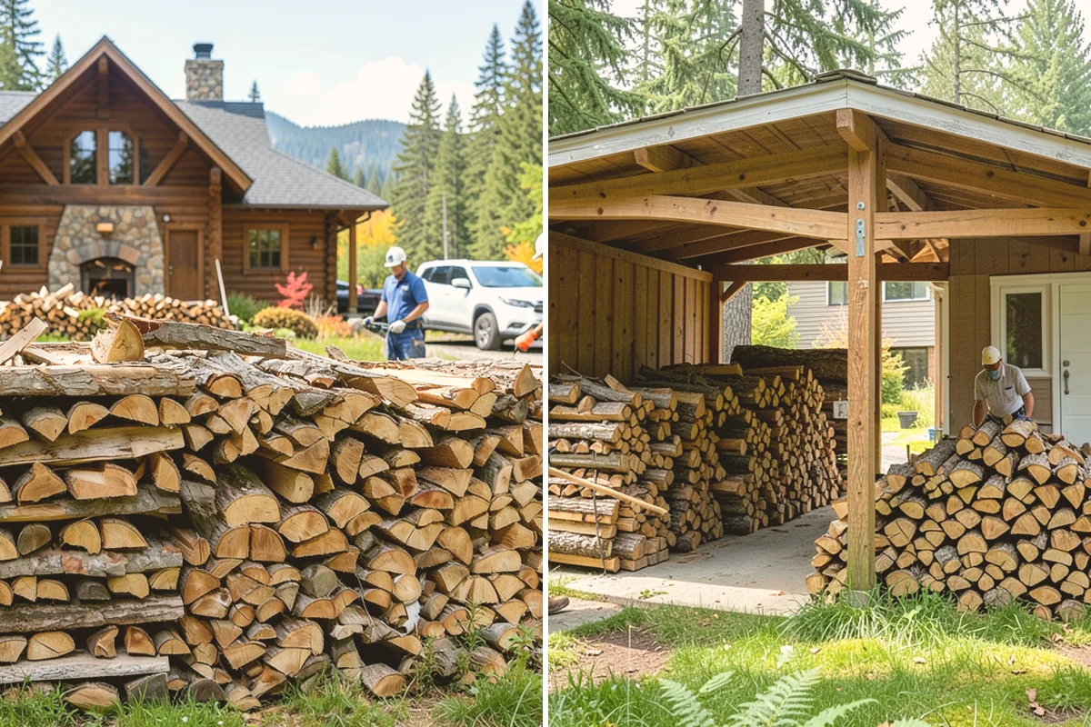 Premium Mixed Firewood in Lynnwood, Snohomish County, WA - We combine fast-lighting and long-burning stock in a balanced ratio