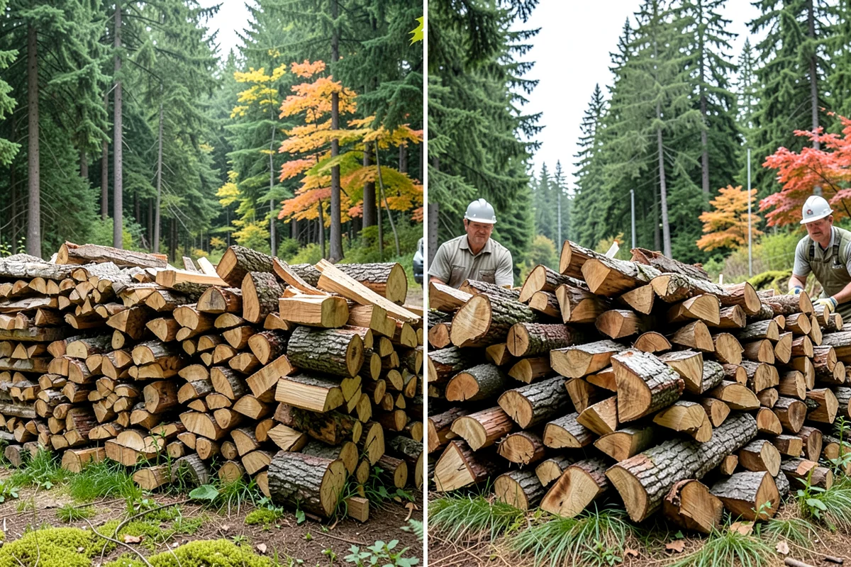 Premium Mixed Firewood in Maple Valley, King County, WA - We combine fast-lighting and long-burning stock in a balanced ratio