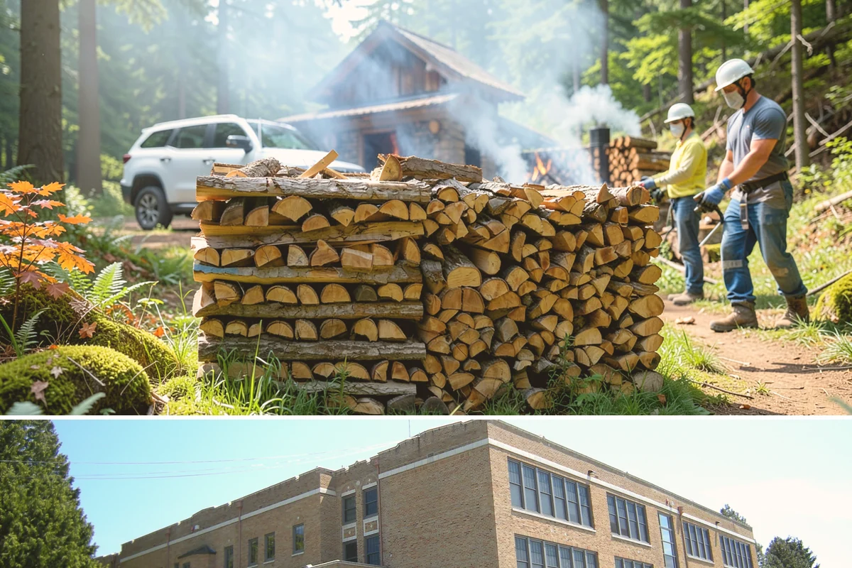 Premium Mixed Firewood in Maple Valley, King County, WA - Order the premium mix in fall so you have a versatile, all-purpose supply ready for the whole heating season.