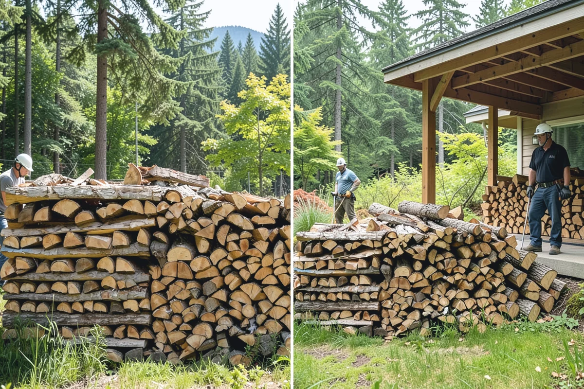 Premium Mixed Firewood in Marysville, Snohomish County, WA - We combine fast-lighting and long-burning stock in a balanced ratio