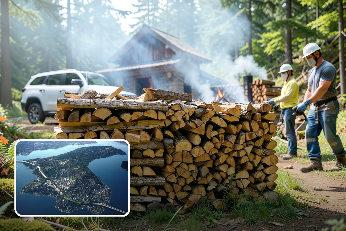 Premium Mixed Firewood in Mercer Island, King County, WA - One versatile blend for both quick and long burns