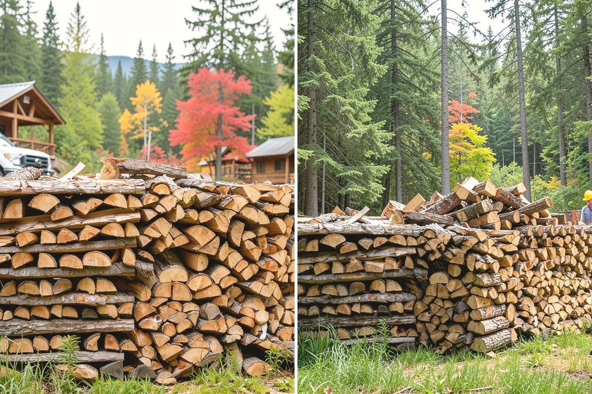 Premium Mixed Firewood in Mill Creek, Snohomish County, WA - We combine fast-lighting and long-burning stock in a balanced ratio