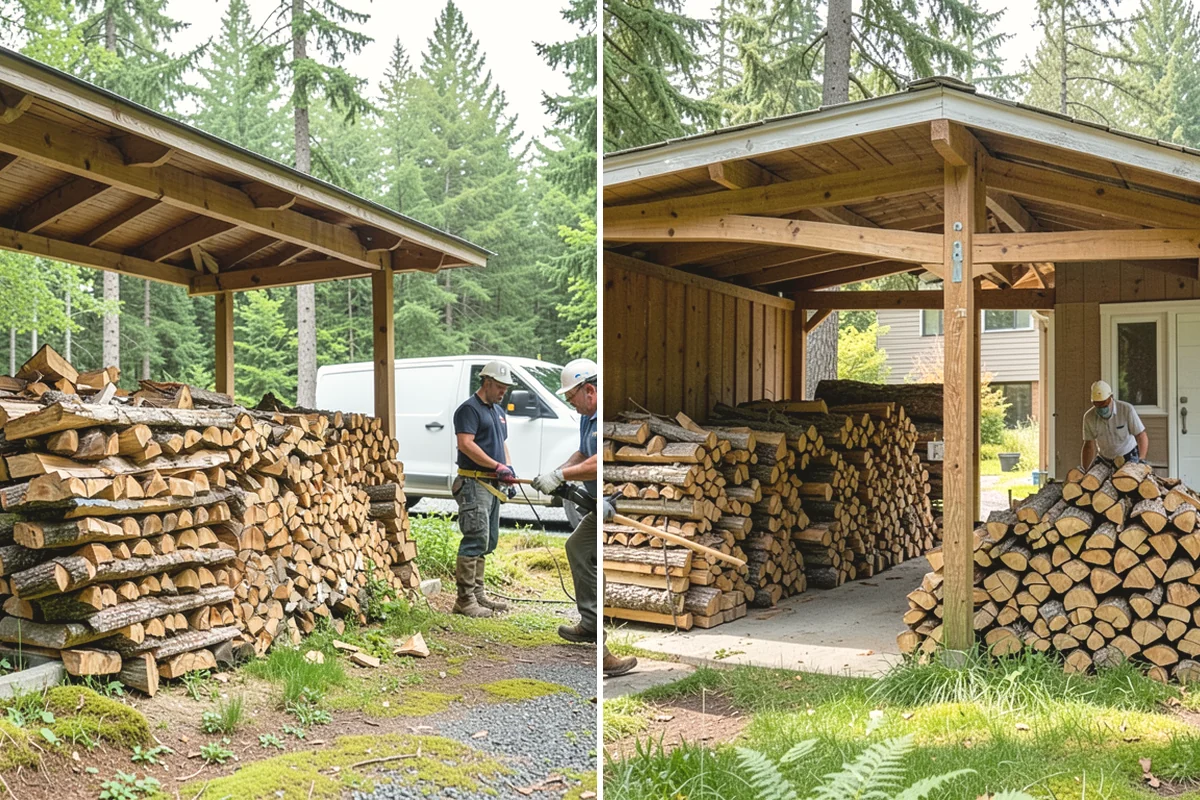 Premium Mixed Firewood in Monroe, Snohomish County, WA - We combine fast-lighting and long-burning stock in a balanced ratio