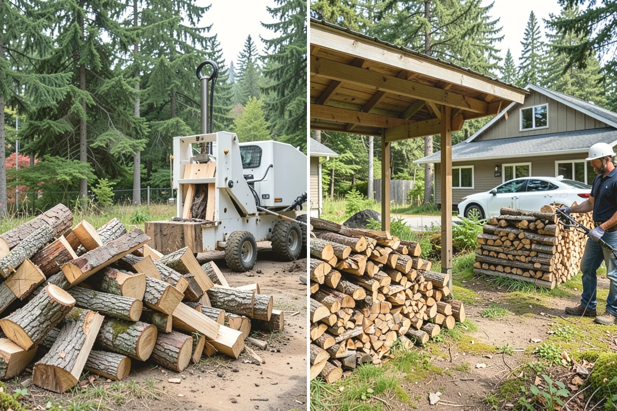 Premium Mixed Firewood in Mukilteo, Snohomish County, WA - We combine fast-lighting and long-burning stock in a balanced ratio