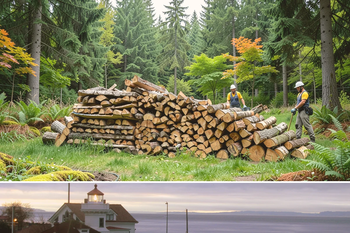 Premium Mixed Firewood in Mukilteo, Snohomish County, WA - Order the premium mix in fall so you have a versatile, all-purpose supply ready for the whole heating season.