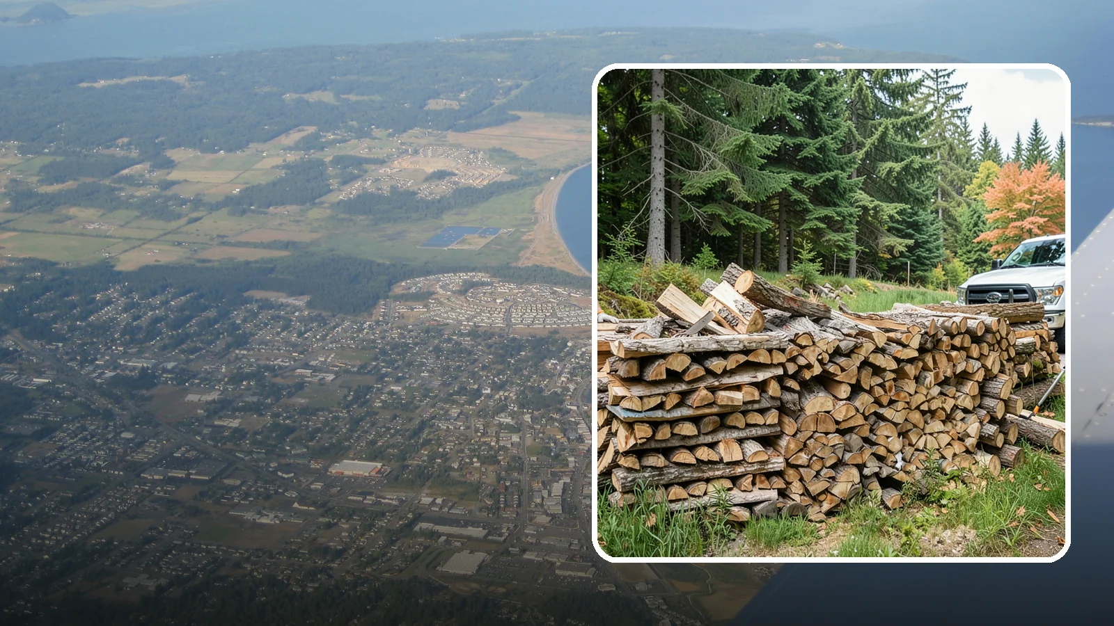 Premium Mixed Firewood in Oak Harbor, Island County, WA - Our premium mixed firewood balances fast-lighting and long-burning wood in one carefully dried load for versatile, all-purpose...