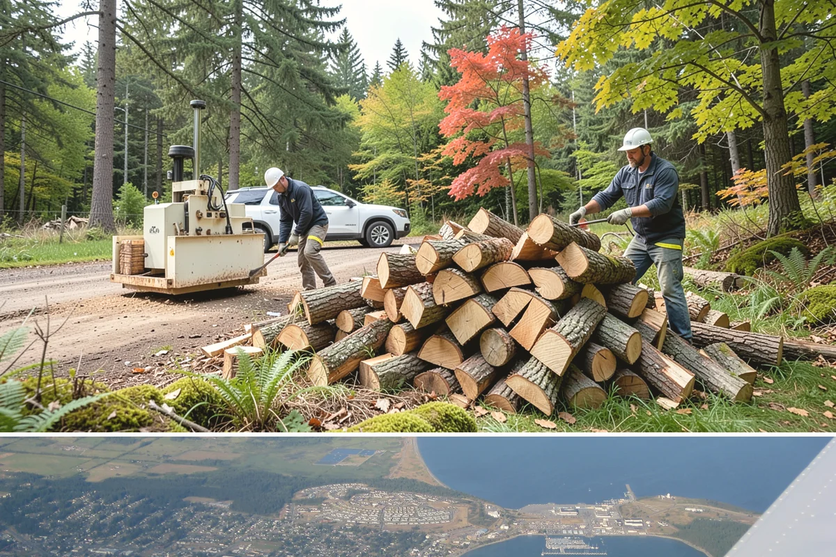 Premium Mixed Firewood in Oak Harbor, Island County, WA - Order the premium mix in fall so you have a versatile, all-purpose supply ready for the whole heating season.