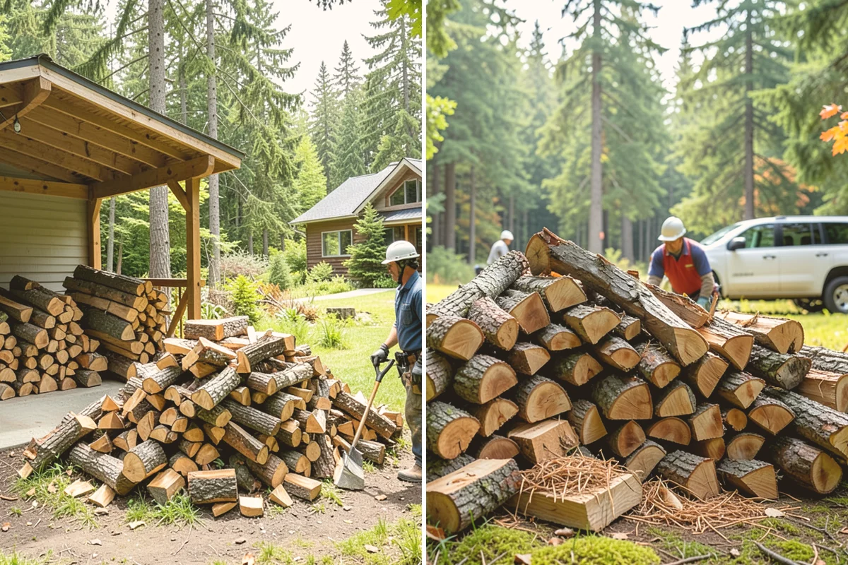 Premium Mixed Firewood in Orting, Pierce County, WA - We combine fast-lighting and long-burning stock in a balanced ratio