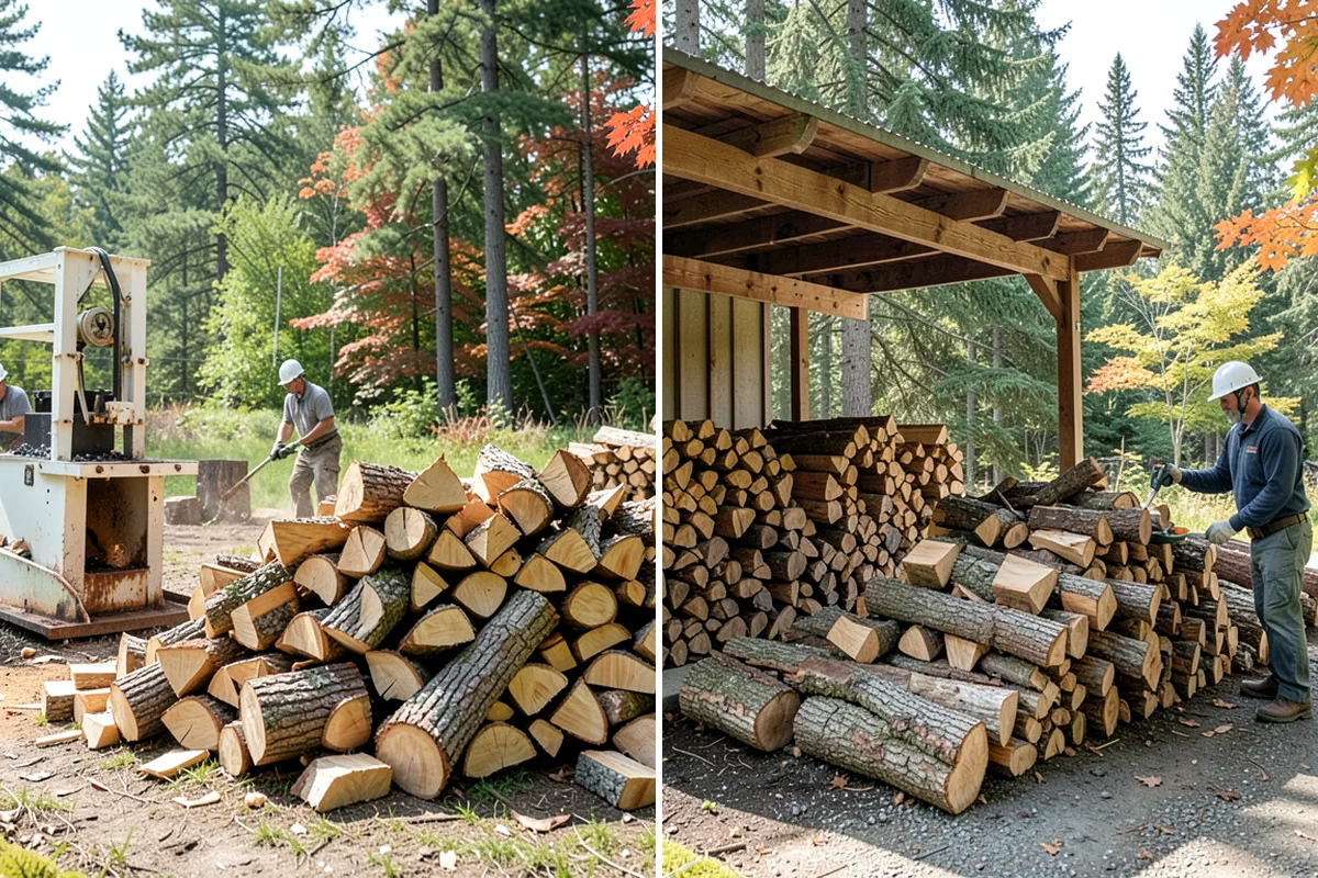 Premium Mixed Firewood in Pacific, King County, WA - We combine fast-lighting and long-burning stock in a balanced ratio