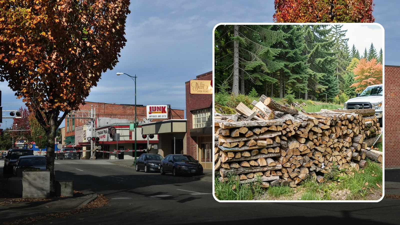 Premium Mixed Firewood in Puyallup, Pierce County, WA - Our premium mixed firewood balances fast-lighting and long-burning wood in one carefully dried load for versatile, all-purpose...