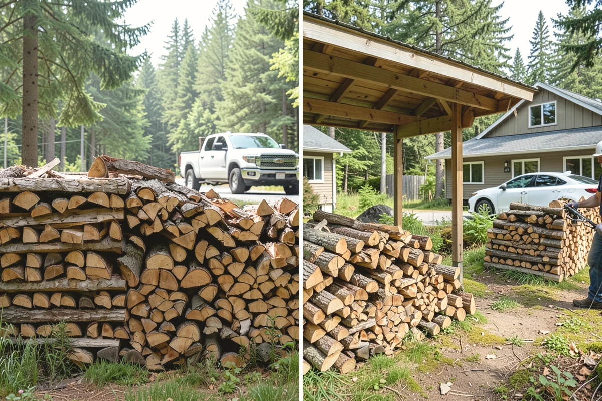 Premium Mixed Firewood in Ruston, Pierce County, WA - We combine fast-lighting and long-burning stock in a balanced ratio