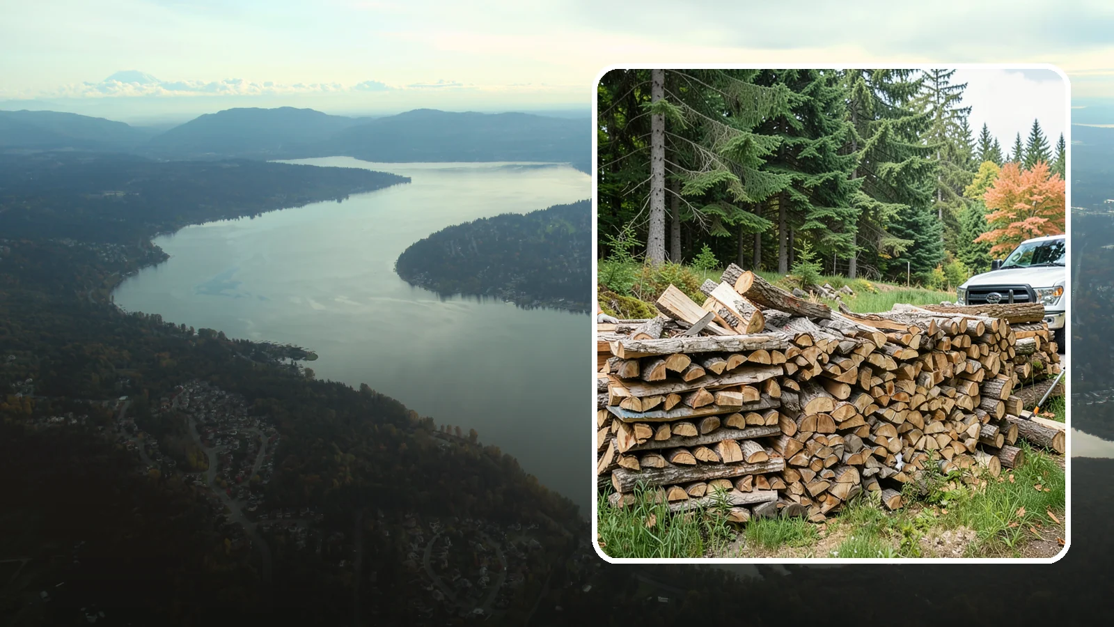 Premium Mixed Firewood in Sammamish, King County, WA - Our premium mixed firewood balances fast-lighting and long-burning wood in one carefully dried load for versatile, all-purpose...