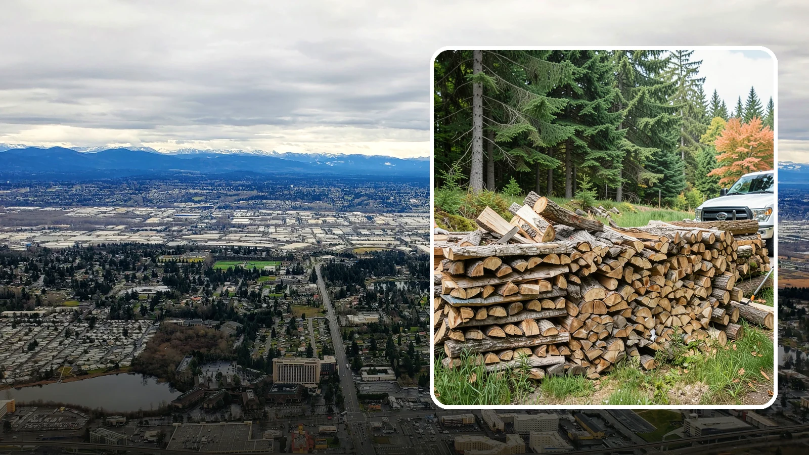 Premium Mixed Firewood in SeaTac, WA - Our premium mixed firewood balances fast-lighting and long-burning wood in one carefully dried load for versatile, all-purpose...