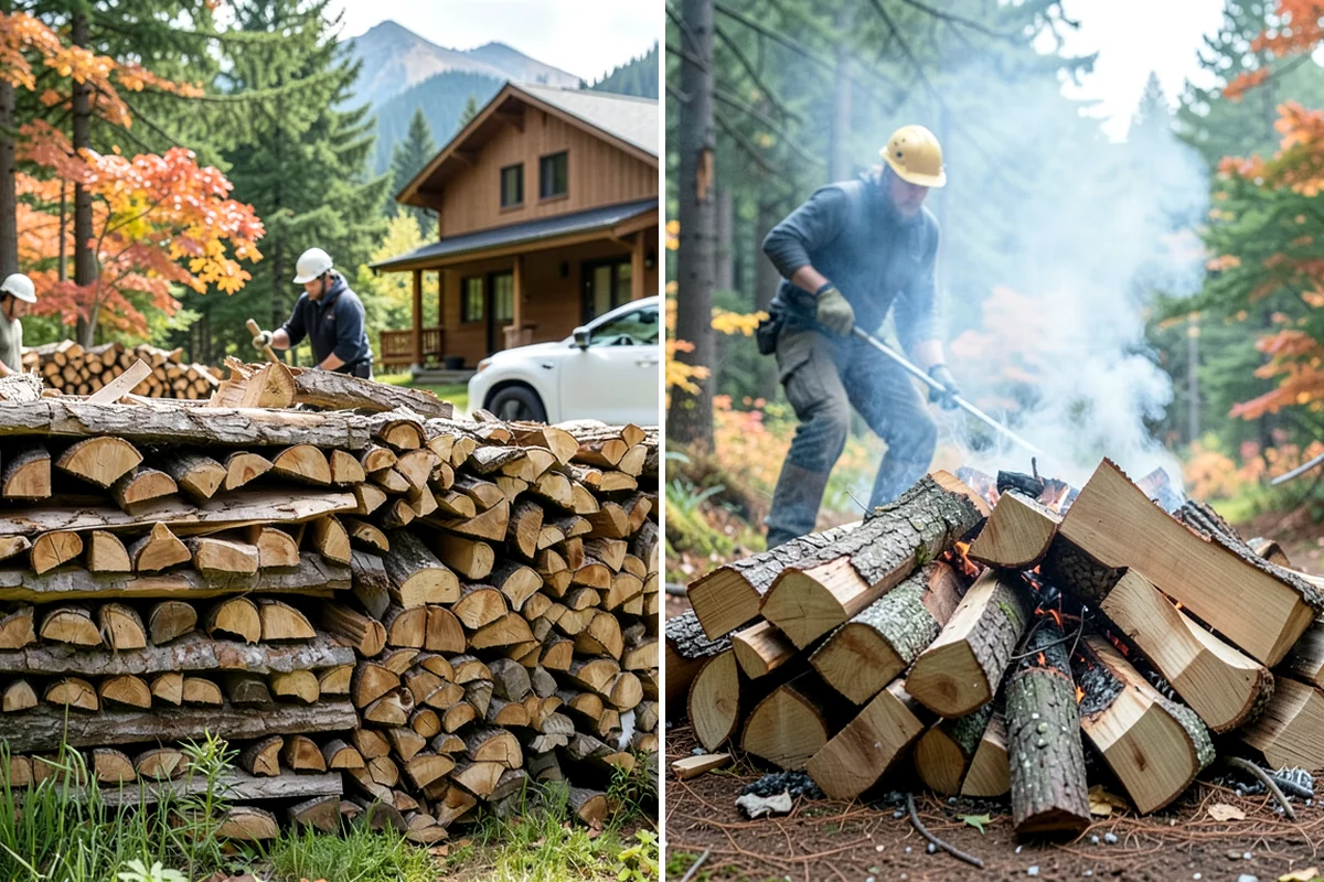 Premium Mixed Firewood in SeaTac, WA - We combine fast-lighting and long-burning stock in a balanced ratio