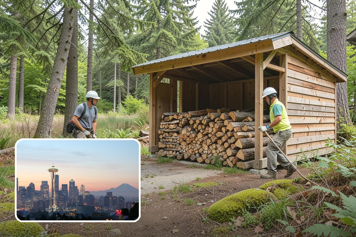 Premium Mixed Firewood in Seattle, King County, WA - One versatile blend for both quick and long burns