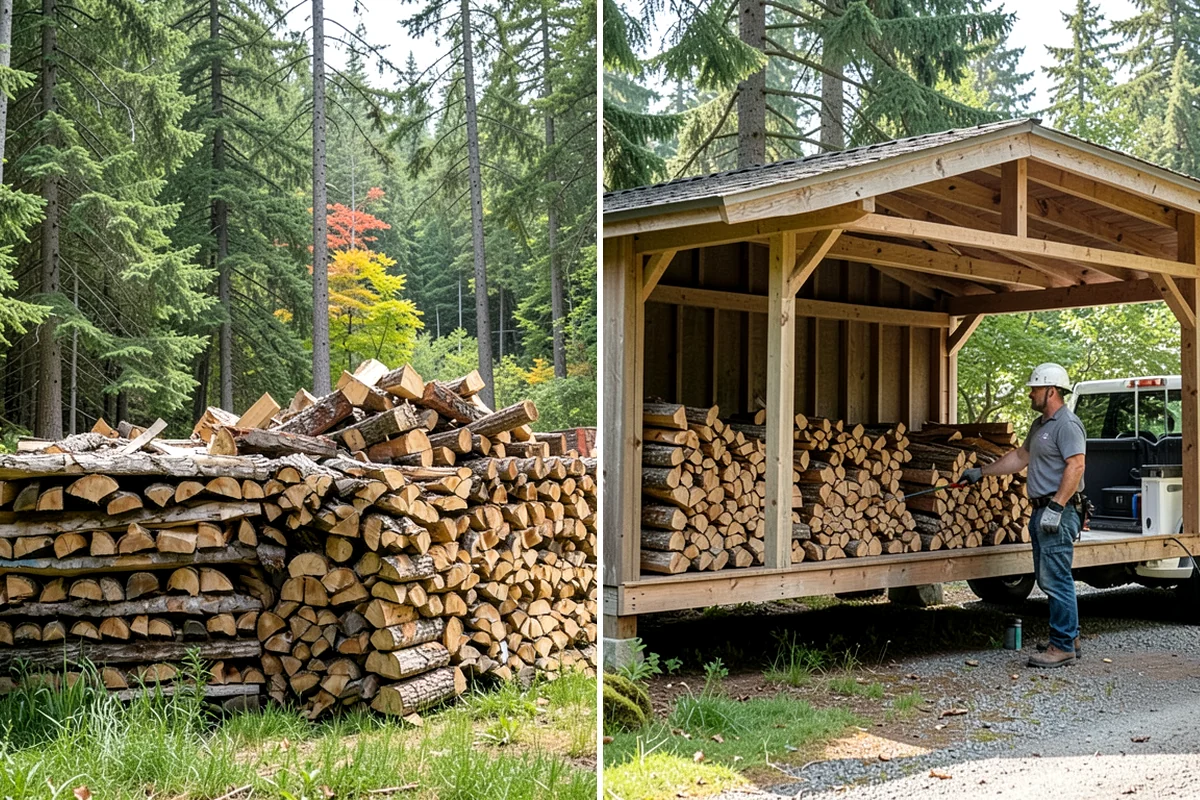 Premium Mixed Firewood in Seattle, King County, WA - We combine fast-lighting and long-burning stock in a balanced ratio