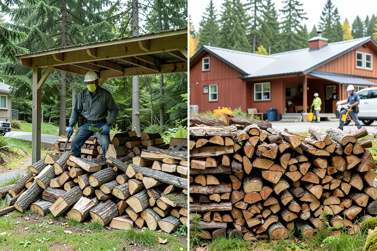 Premium Mixed Firewood in Shoreline, King County, WA - We combine fast-lighting and long-burning stock in a balanced ratio