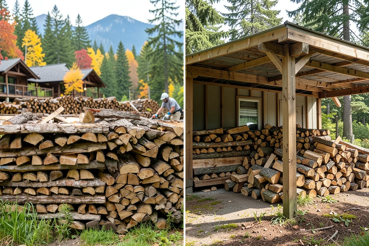 Premium Mixed Firewood in Snoqualmie, King County, WA - We combine fast-lighting and long-burning stock in a balanced ratio