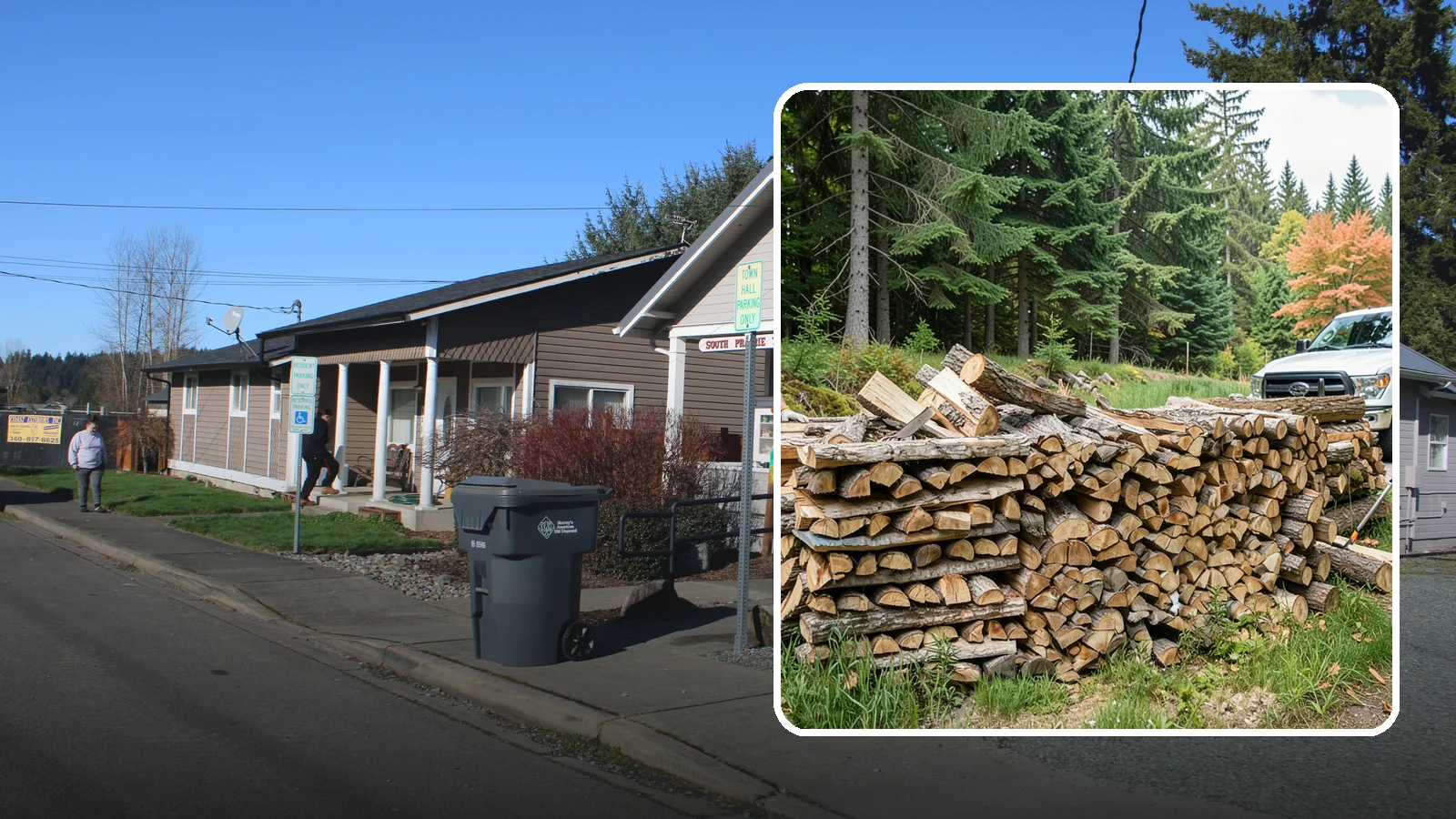 Premium Mixed Firewood in South Prairie, Pierce County, WA - Our premium mixed firewood balances fast-lighting and long-burning wood in one carefully dried load for versatile, all-purpose...