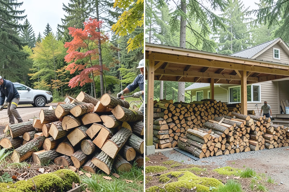Premium Mixed Firewood in South Prairie, Pierce County, WA - We combine fast-lighting and long-burning stock in a balanced ratio
