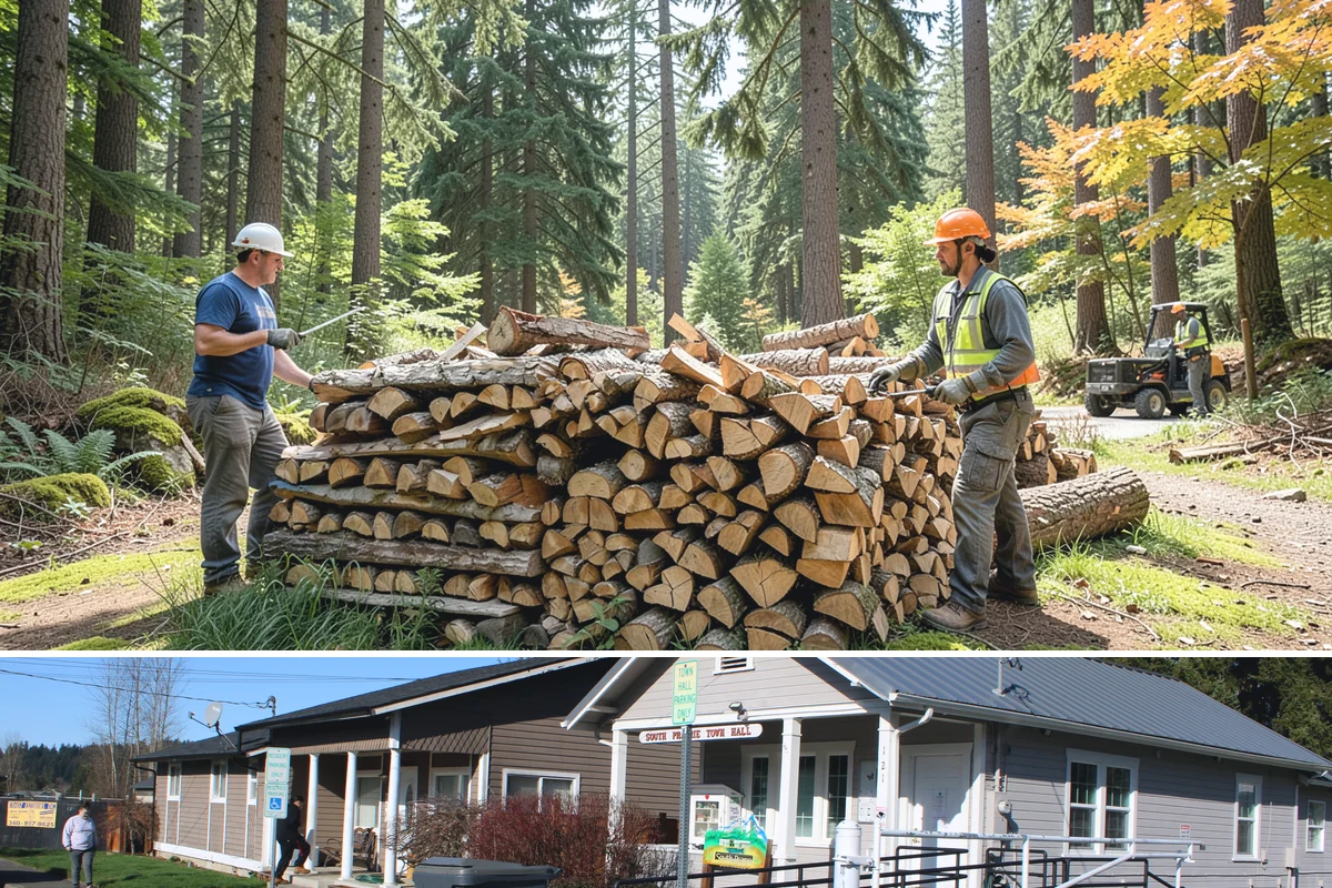 Premium Mixed Firewood in South Prairie, Pierce County, WA - Order the premium mix in fall so you have a versatile, all-purpose supply ready for the whole heating season.