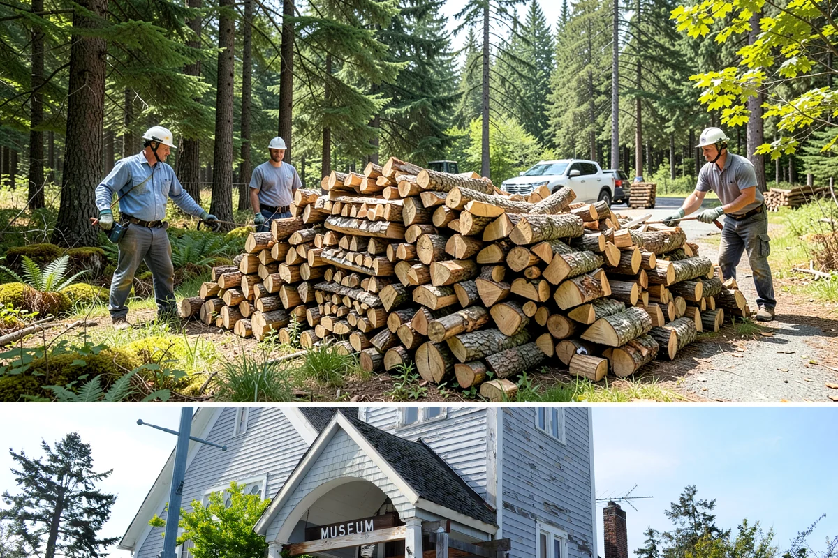 Premium Mixed Firewood in Steilacoom, Pierce County, WA - Order the premium mix in fall so you have a versatile, all-purpose supply ready for the whole heating season.