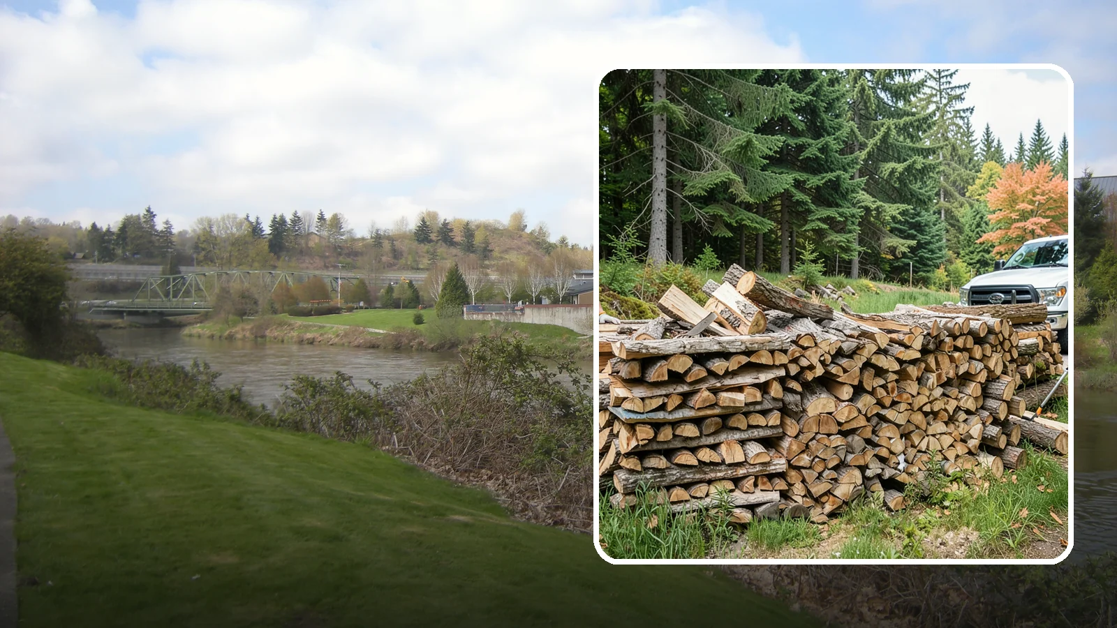 Premium Mixed Firewood in Tukwila, King County, WA - Our premium mixed firewood balances fast-lighting and long-burning wood in one carefully dried load for versatile, all-purpose...