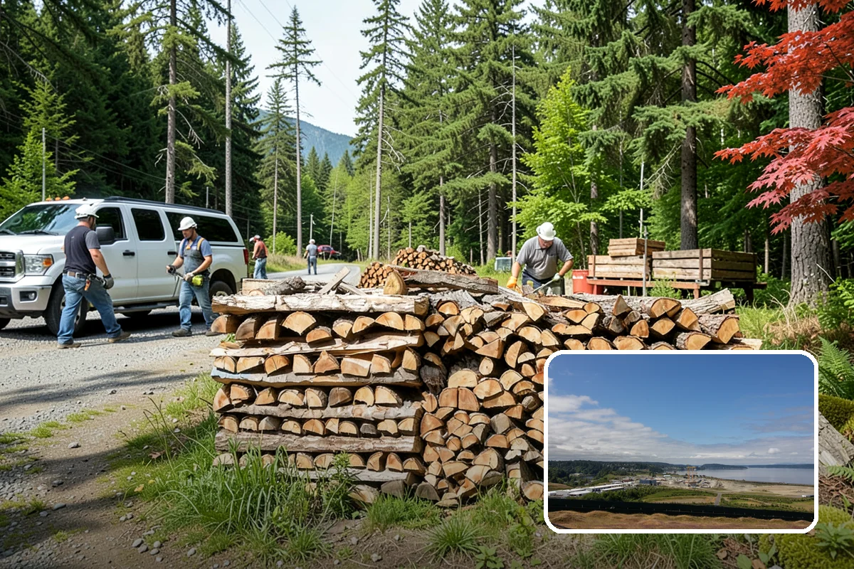 Premium Mixed Firewood in University Place, Pierce County, WA - One versatile blend for both quick and long burns