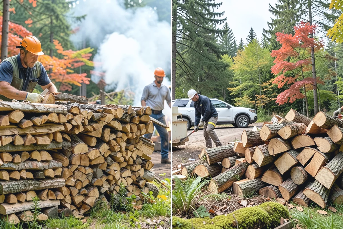 Premium Mixed Firewood in Wilkeson, Pierce County, WA - We combine fast-lighting and long-burning stock in a balanced ratio