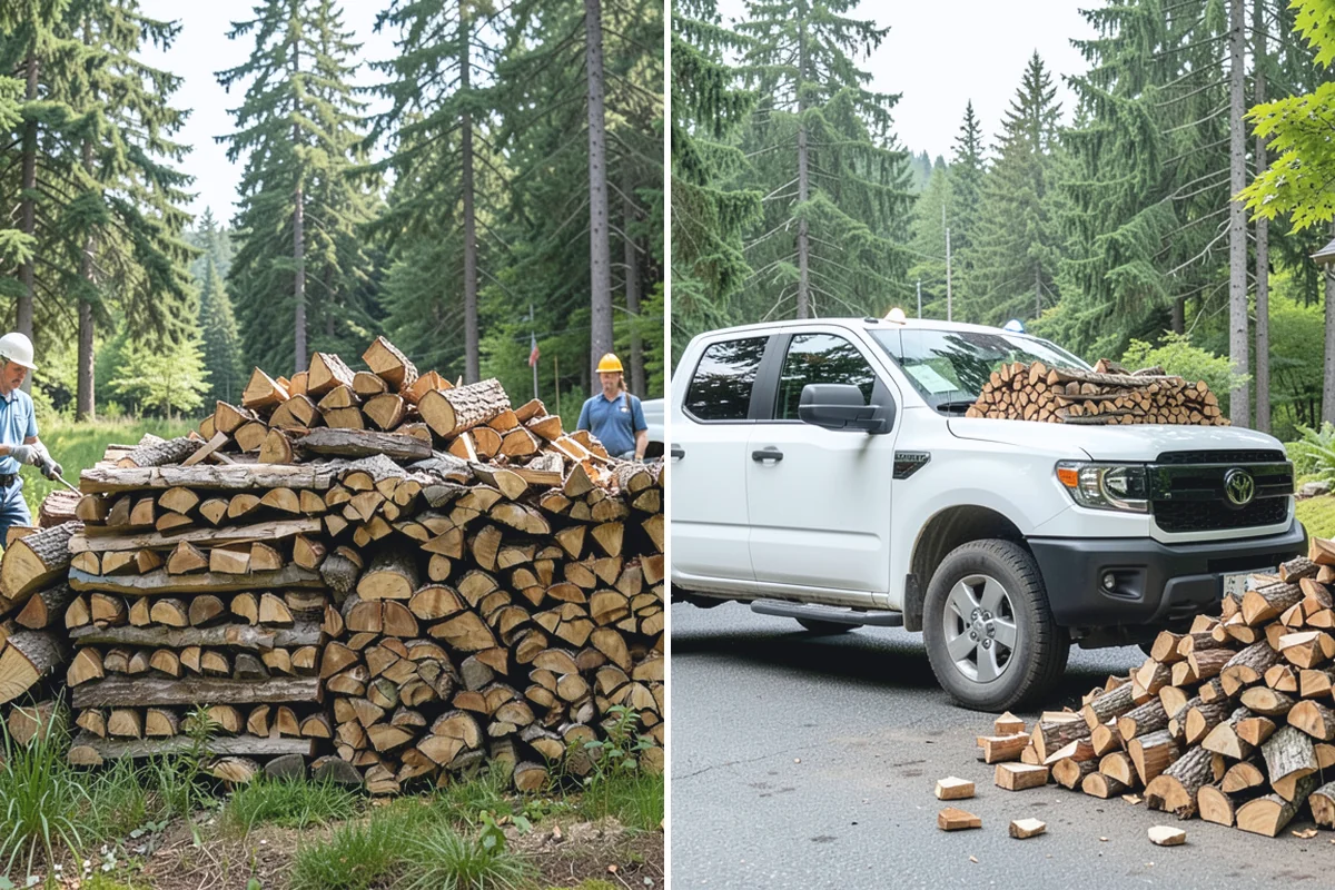 Premium Mixed Firewood in Woodinville, King County, WA - We combine fast-lighting and long-burning stock in a balanced ratio