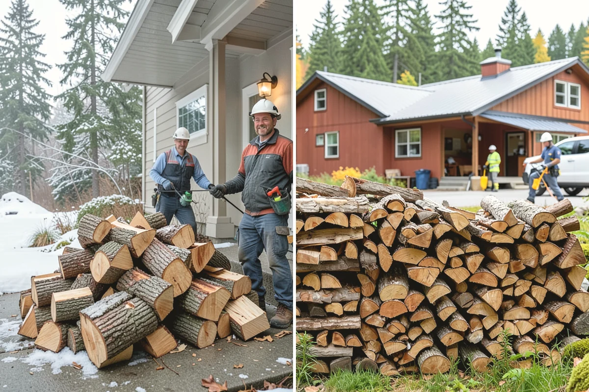 Premium Mixed Firewood in Yarrow Point, King County, WA - We combine fast-lighting and long-burning stock in a balanced ratio