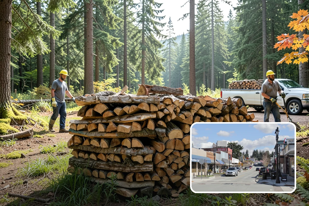 Premium Pizza Wood in Bothell, King County, WA - Burns hot and clean for true wood-fired results