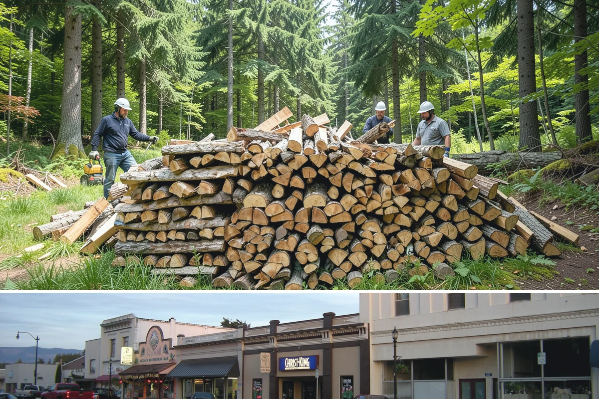 Premium Pizza Wood in Burlington, Skagit County, WA - Available year-round, though ordering ahead of summer entertaining season ensures the best supply.
